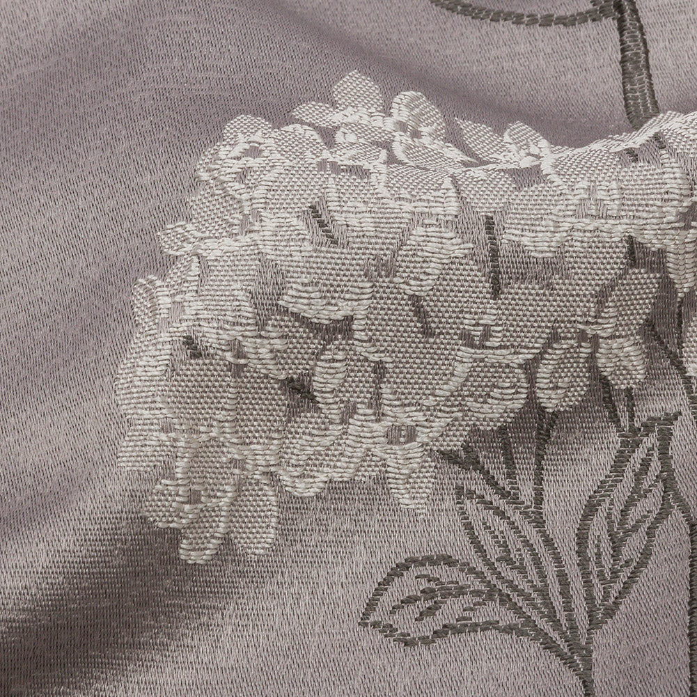 Drapery Jacquard - Dove Hydrangea Stems - British Imported