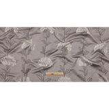 Drapery Jacquard - Dove Hydrangea Stems - British Imported