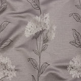 Drapery Jacquard - Dove Hydrangea Stems - British Imported