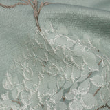 Drapery Jacquard - Mineral Hydrangea Stems - British Imported