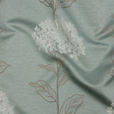Drapery Jacquard - Mineral Hydrangea Stems - British Imported