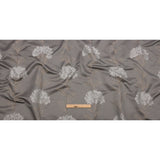 Drapery Jacquard - Shadow Hydrangea Stems - British Imported