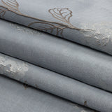 Drapery Jacquard - Wedgewood Hydrangea Stems - British Imported
