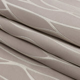 Satin-Faced Drapery Jacquard - Dove Rippling Lines - British Imported