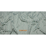 Satin-Faced Drapery Jacquard - Mineral Rippling Lines - British Imported