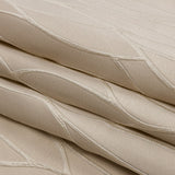 Satin-Faced Drapery Jacquard - Oyster Rippling Lines - British Imported