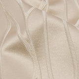 Satin-Faced Drapery Jacquard - Oyster Rippling Lines - British Imported