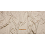 Satin-Faced Drapery Jacquard - Oyster Rippling Lines - British Imported