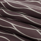 Satin-Faced Drapery Jacquard - Thistle Rippling Lines - British Imported