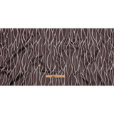 Satin-Faced Drapery Jacquard - Thistle Rippling Lines - British Imported