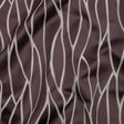 Satin-Faced Drapery Jacquard - Thistle Rippling Lines - British Imported
