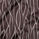 Satin-Faced Drapery Jacquard - Thistle Rippling Lines - British Imported