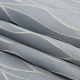 Satin-Faced Drapery Jacquard - Wedgewood Rippling Lines - British Imported