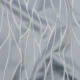 Satin-Faced Drapery Jacquard - Wedgewood Rippling Lines - British Imported