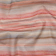 Cotton Canvas Print - Shell Painterly Stripes - British Imported