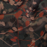Printed Polyester Velvet - Mole Berry Vines - British Imported
