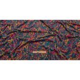 Printed Polyester Velvet - Rainbow Berry Vines - British Imported