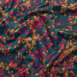 Printed Polyester Velvet - Rainbow Berry Vines - British Imported