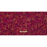 Printed Polyester Velvet - Sunset Berry Vines - British Imported