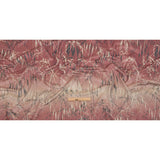 Printed Polyester Velvet - Shell Meadow Grass Ombre - British Imported