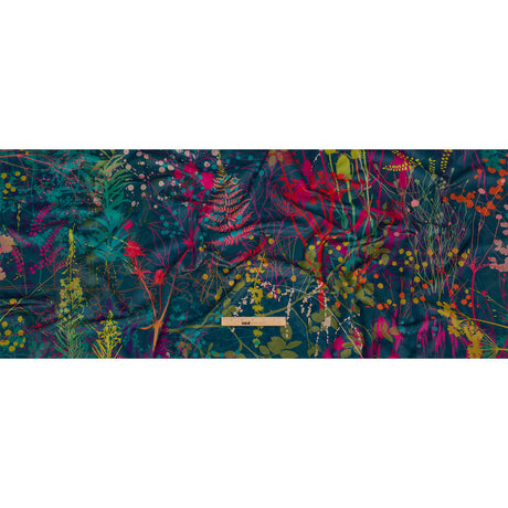 Drapery Velvet - Rainbow Forest Silhouettes - British Imported