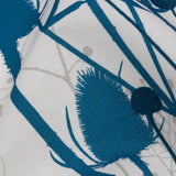 Cotton Canvas Print - Blue Wildflower Branches - British Imported