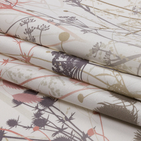 Cotton Canvas Print - Shell Wildflower Branches - British Imported