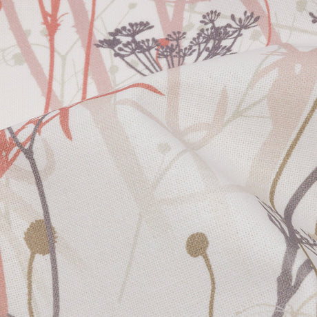 Cotton Canvas Print - Shell Wildflower Branches - British Imported