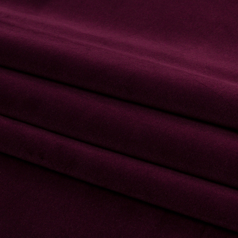 Lush Polyester Drapery Velvet - Damson - British Imported