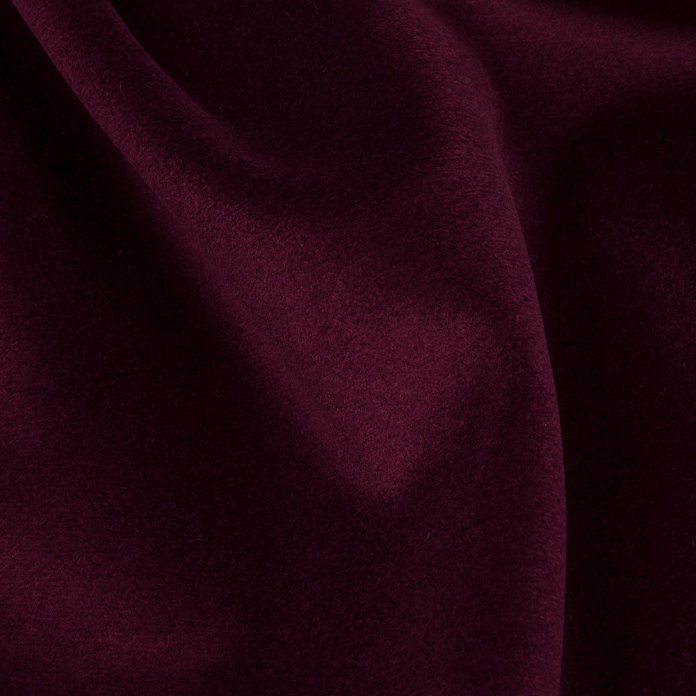 Lush Polyester Drapery Velvet - Damson - British Imported