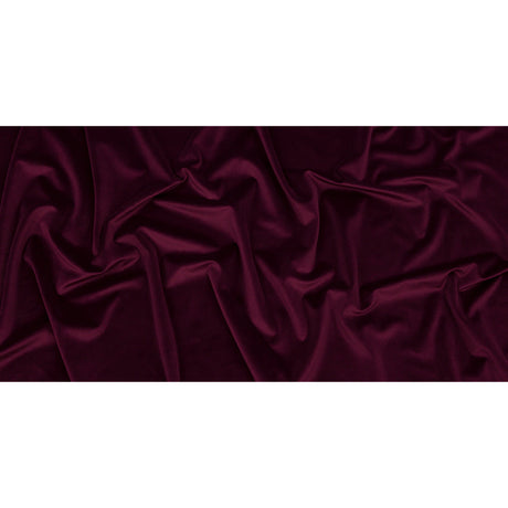 Lush Polyester Drapery Velvet - Damson - British Imported