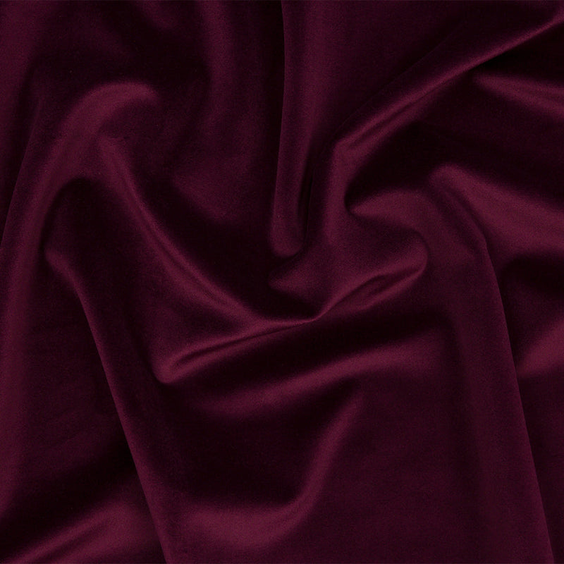 Lush Polyester Drapery Velvet - Damson - British Imported