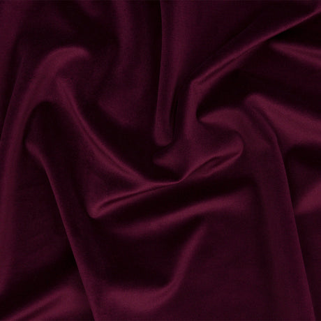 Lush Polyester Drapery Velvet - Damson - British Imported