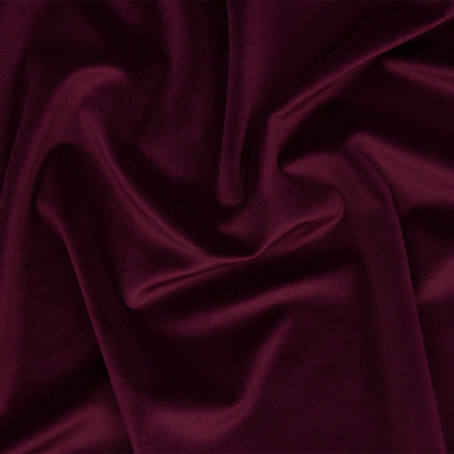 Lush Polyester Drapery Velvet - Damson - British Imported