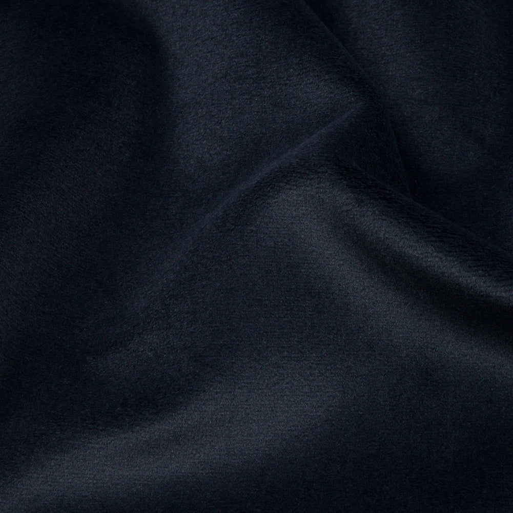 Lush Polyester Drapery Velvet - French Navy - British Imported