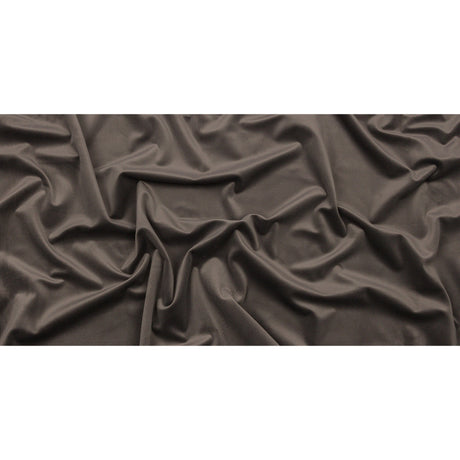 Lush Polyester Drapery Velvet - Mocha - British Imported