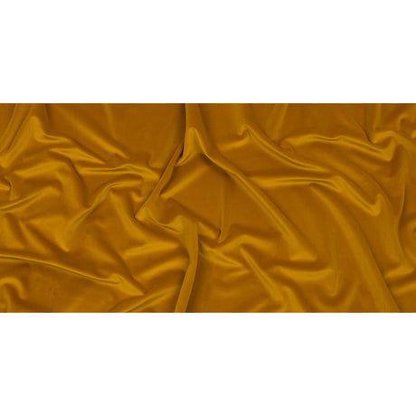 Lush Polyester Drapery Velvet - Ochre - British Imported