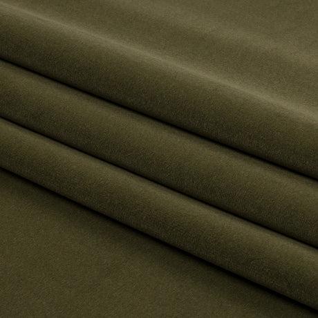 Lush Polyester Drapery Velvet - Olive - British Imported