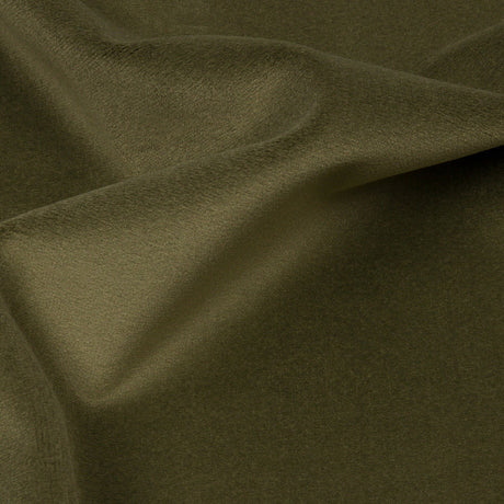 Lush Polyester Drapery Velvet - Olive - British Imported