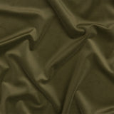 Lush Polyester Drapery Velvet - Olive - British Imported