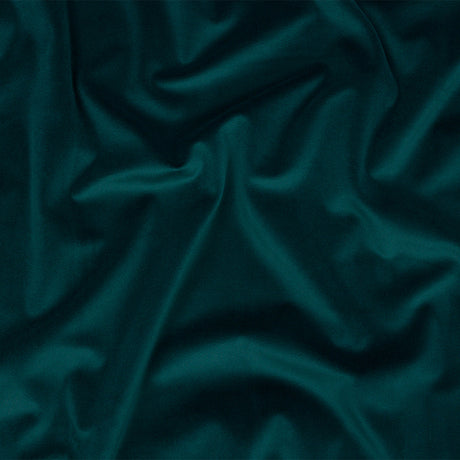 Lush Polyester Drapery Velvet - Peacock - British Imported