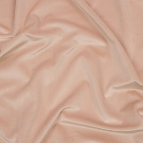 Lush Polyester Drapery Velvet - Shell - British Imported