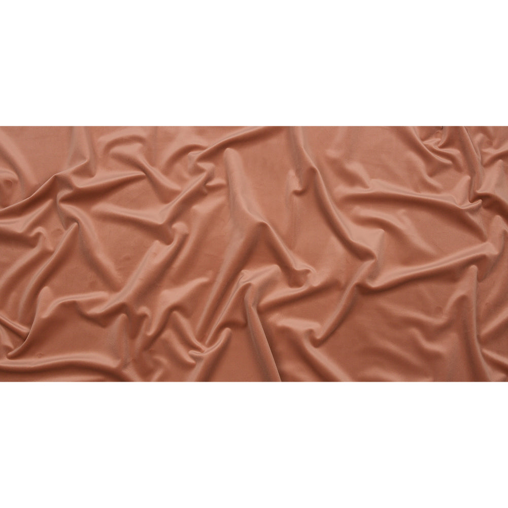 Lush Polyester Drapery Velvet - Terracotta - British Imported