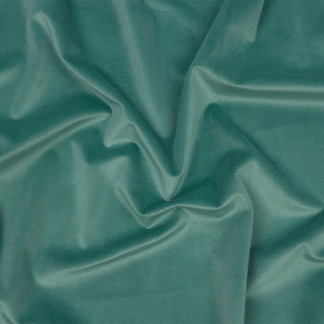 Lush Polyester Drapery Velvet - Verdigris - British Imported