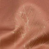 Metallic Satin-Faced Drapery Jacquard - Shell Delicate Grasses - British Imported