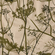 Cotton and Linen Canvas Print - Olive Chervil Silhouettes - British Imported