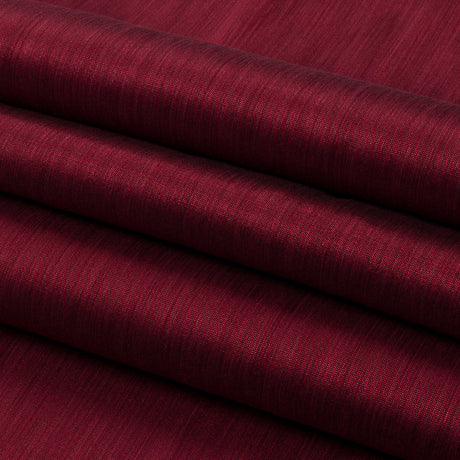 Recycled Polyester Bengaline - Cherry Striations - British Imported