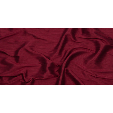 Recycled Polyester Bengaline - Cherry Striations - British Imported