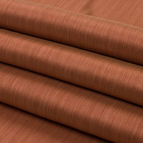Recycled Polyester Bengaline - Clay Striations - British Imported