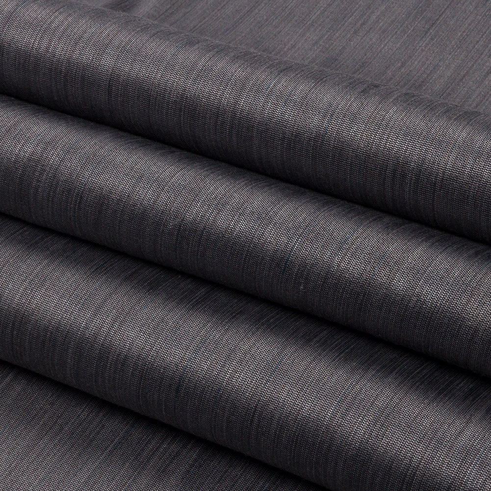 Recycled Polyester Bengaline - Danube Striations - British Imported
